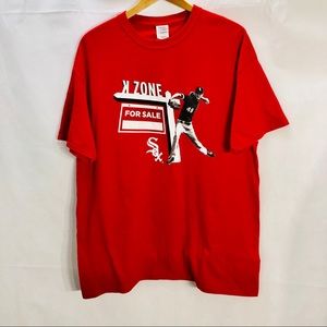 CHICAGO White Sox Print T SHIRT XL CHRIS SALE #49